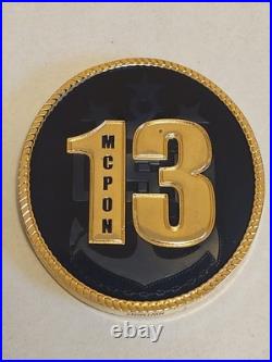 Authentic MCPON #13 United States Navy Mike Stevens USN Challenge Coin 2.25
