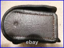 Authentic Regulation US NAVY Civil War Union Leather Cartridge Box w imprint