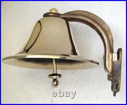 Authentic Three Pound Silicon Bronze United States Navy Ship's Bell, Polished
