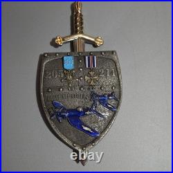 Authentic Usn Uss Thomas Hudner Ddg-116 Vf-32 Ns Mayport Fl Rare Challenge Coin