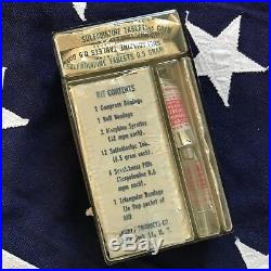 Authentic Ww2 Usn Aviator Medical Kit Unopened Military Navy Antique Vintage