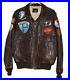 Avirex-Vintage-USN-Issue-Style-G2-Brown-Leather-Bomber-Coat-Flight-Jacket-Patch-01-ma