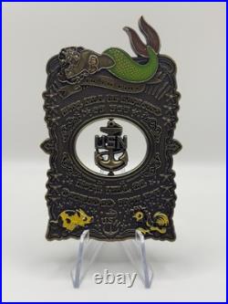 Awesome 3.5 Navy USN Chiefs Pride EL JEFE CPO Mess Challenge Coin E7