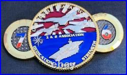 Awesome 5 Navy USN Petty Officer 3&2 Challenge Coin USS Ronald Reagan (CVN-76)