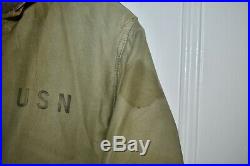 BUZZ RICKSON USN Navy N-1 Deck Jacket Size X-Small