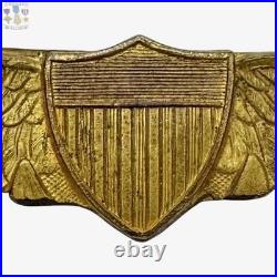 Bb&b Wwi Aviator Wings Flight Instructor Civilian Pilot Navy Air Corps Bronze