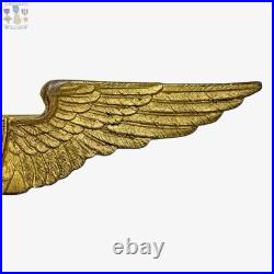 Bb&b Wwi Aviator Wings Flight Instructor Civilian Pilot Navy Air Corps Bronze