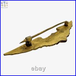 Bb&b Wwi Aviator Wings Flight Instructor Civilian Pilot Navy Air Corps Bronze
