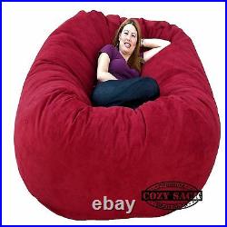 Bean Bag Chairs By Cozy Sack Premium XL 6' Cozy Foam Chair Factory Direct
