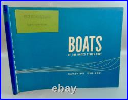 Boats of the United States Navy NAVSHIPS 250-452 May 1967 MILITARY Plans Model