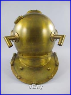 Boston Antique 18 U. S Navy Diving Helmet Mark V Deep Sea Divers Vintage Decor