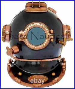 Brass Diving Helmet Antique Divers US Navy Mark V Scuba Solid Vintage Steel Mari