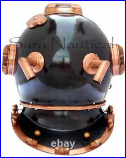 Brass Diving Helmet Antique Divers US Navy Mark V Scuba Solid Vintage Steel Mari