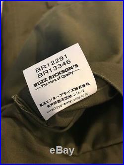 Buzz Ricksons Usn A-2 Deck Jacket Size 36=(small)