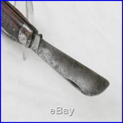 CAMILLUS CUTLERY, WW2 era US Navy model M7085 Rosewood marlin spike sailor knife