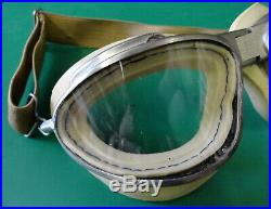 CHAS. FISCHER USMC/NAVY AN-6530 FLYING GOGGLES WithBOX