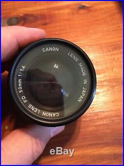 Canon FD 50mm f1.4 U. S. NAVY #6589211 Rare! Near Mint