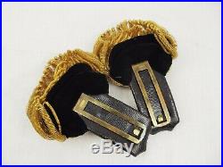 Cased Royal Navy Commanders Bicorn, Epaulettes and Sword Belt c1930's