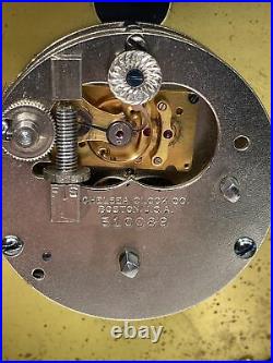 Chelsea 1941 WW II US Navy MK1 Deck Clock Chrome Case Serviced