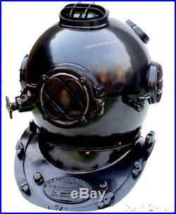 Christmas Gift U. S Navy Mark Antique Solid Brass & Morse Diving Divers Helmet