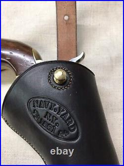 Civil War USN Holster / Frog, New York Navy Yard, 1851 Colts Navy