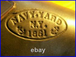 Civil War USN Holster / Frog, New York Navy Yard, 1851 Colts Navy