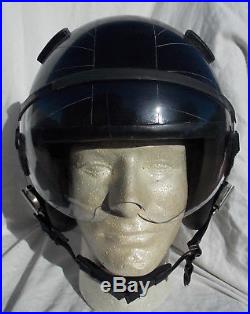 Cold War USAF USN Jet Fighter Pilot's Flight Helmet Type HGU-55/P With Tape