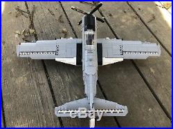 Custom lego A-1H Skyraider in USN colors by nkcustombricks(not Brickmania)