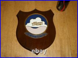 Cva63 Uss Kitty Hawk- Aircraft Carrier, Metal Logo, Wooden Wall Plaque / Sign