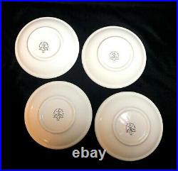 DEPARTMENT Of THE NAVY COFFEE CUP & SAUCER SET OF 4 HOMER LAUGHLIN USA 1984-85