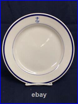 DEPT OF NAVY-OFFICERS MESS With ANCHOR- 4 DINNER PLATES 10