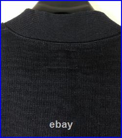 Dehen1920 Knitting Co. Classic Cadigan Navy Size Large Made in USA EUC