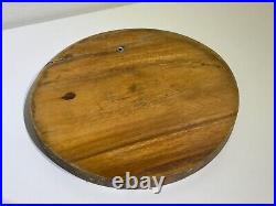 Department of the Navy Vintage Round Solid Wood Sign USA 1940's, 50's, 60's