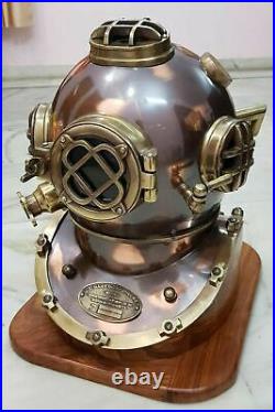 Divers Diving Helmet Scuba Style Morse Navy Mark V Antique Boston Vintage Gift