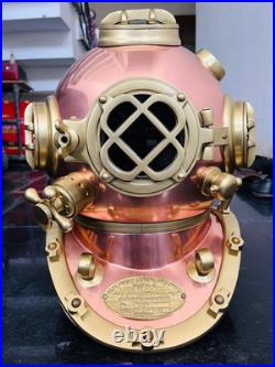 Diving Helmet Deep Sea Diving Helmet Mark V Diving Helmet Copper Brass antique D