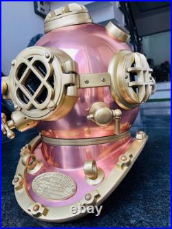 Diving Helmet Deep Sea Diving Helmet Mark V Diving Helmet Copper Brass antique D