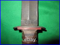 Earliest Version US WW2 Robeson Shuredge USN Mark 2 Knife