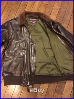 Eastman Leather Clothing ELMC Horsehide G-1 jacket Navy USN size 46