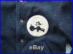 Eastman Leather clothing Vf-3 Felix The Cat Windcheater USN NEX Jacket Wool 40