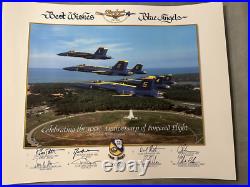 F18 Rare One Of A Kind Blue Angels Picture (100th Anniv Of Kitty Hawk) 2003