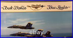 F18 Rare One Of A Kind Blue Angels Picture (100th Anniv Of Kitty Hawk) 2003