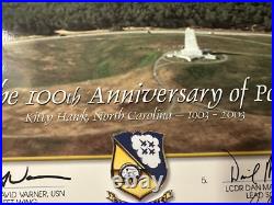 F18 Rare One Of A Kind Blue Angels Picture (100th Anniv Of Kitty Hawk) 2003