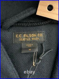 Filson Mackinaw Wool Anorak Size Medium Navy Nwt