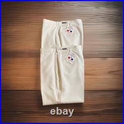 Flying Cross US Navy Twill White Uniform Coat Sz-46 & 2 Trousers Sz-38 New