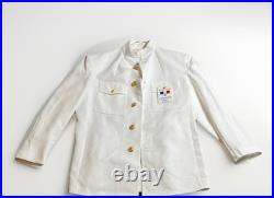 Flying Cross US Navy Twill White Uniform Coat Sz-46 & 2 Trousers Sz-38 New
