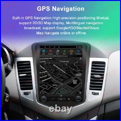 For 2009-12 Chevy Cruze GPS Navi Android 12.0 Car Radio Stereo WiFi Player +Cam
