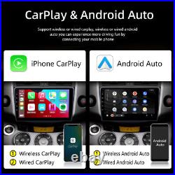 For Toyota RAV4 2007-2012 9 Carplay Android 11 Car Radio Stereo GPS Navi WIFI