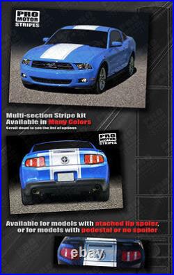 Ford Mustang 2010-2012 Pre-cut Factory Style Over-The-Top Stripes (Choose Color)