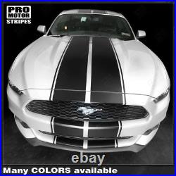 Ford Mustang 2013-2017 Over The Top Double Rally Stripes (Choose Color)