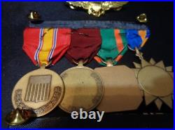 Full Size Medal Set 9 Medals Mounted United States Navy Pilot Usn